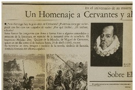 Un homenaje a Cervantes y al Caballero de la Triste Figura