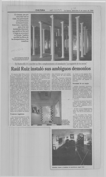 Raúl Ruiz instaló sus ambiguos demonios