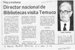Director nacional de Bibliotecas visita Temuco