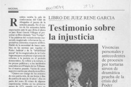 Testimonio sobre la injusticia  [artículo] J. R.