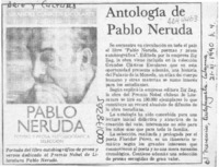Antología de Pablo Neruda  [artículo].