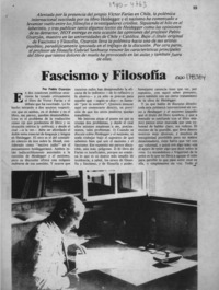 Fascismo y Filosofía  [artículo] Pablo Oyarzún.