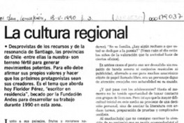 La Cultura regional  [artículo].