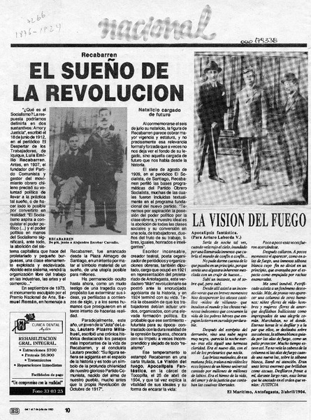 El Sueño de la revolución  [artículo].