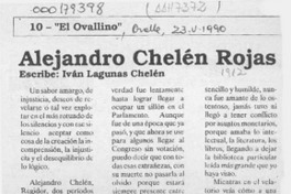 Alejandro Chelén Rojas  [artículo] Iván Lagunas Chelén.