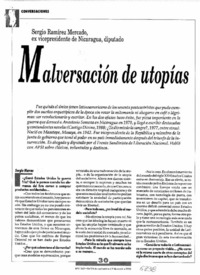 Malversación de utopías  [artículo] Sergio Marras.