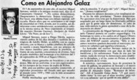 Como en Alejandro Galaz  [artículo] Luis Sánchez Latorre.