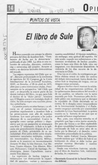 El libro de Sule  [artículo] Jorge Ibáñez.