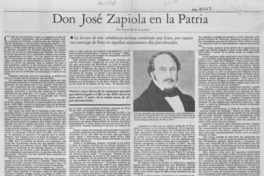 Don José Zapiola en la patria