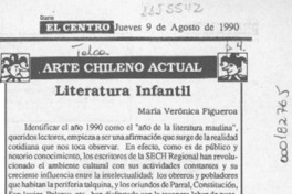 Literatura infantil  [artículo] María Verónica Figueroa.