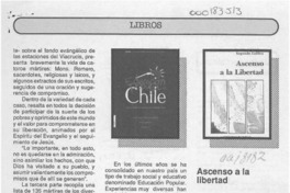 Educación popular en Chile  [artículo] Pilar Letelier.