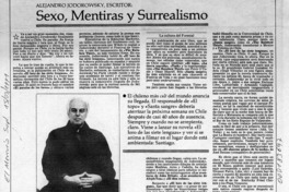 Sexo, mentiras y surrealismo  [artículo] Alberto Fuguet.