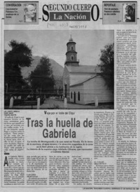 Tras la huella de Gabriela  [artículo] Luis Alberto Mancilla.