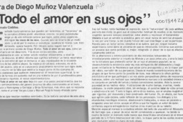 "Todo el amor en sus ojos"  [artículo] Marcelo Coddou.