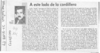 A este lado de la cordillera  [artículo] Luis Sánchez Latorre.