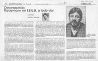Riedemann en E.E.U.U. a todo dar  [artículo] Oscar Gacitúa González.
