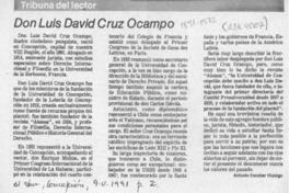 Don Luis David Cruz Ocampo  [artículo] Antonio Escobar Hidalgo.