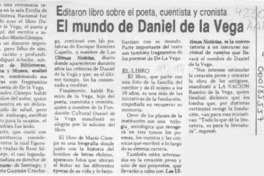 El Mundo de Daniel de la Vega  [artículo].
