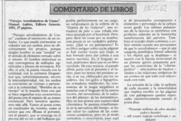 "Paisajes aerodinámicos de Urano"  [artículo] Carlos Jorquera.