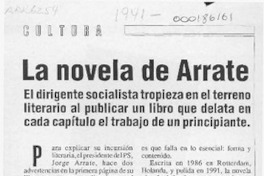La novela de Arrate  [artículo].