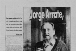 Jorge Arrate, el fabulador