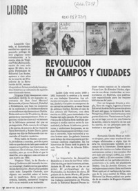 Revolución en campos y ciudades  [artículo] C. R.