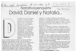 David, Daniel y Natalia --  [artículo] G. Ch. C.
