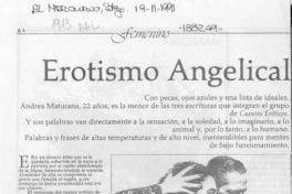 Erotismo angelical  [artículo] Eliana Pattillo B.