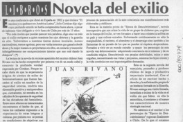 Novela de exilio  [artículo] Hermes H. Benítez.