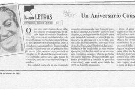 Un aniversario considerable, muerte de la Mistral  [artículo] Francisco J. Alcalde Pereira.