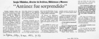 "Antúnez fue sorprendido"  [artículo].