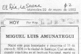 Miguel Luis Amunátegui