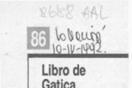 Libro de Gatica en Valparaíso  [artículo].