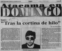 "Tras la cortina de hilo"  [artículo] Juan Alvarez Gómez.