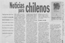 Noticias para chilenos