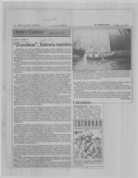 "Zozobras", historia nuestra