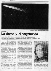 La dama y el vagabundo  [artículo] Guillermo Blanco.