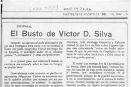 El Busto de Víctor D. Silva  [artículo].