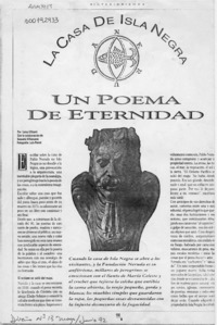 La casa de Isla Negra, un poema de eternidad  [artículo] Luisa Ulibarri.