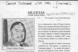 Siluetas  [artículo] Carlos René Ibacache.