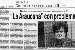 "La Araucana" con problemas  [artículo].