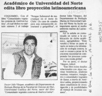 Académico de Universidad del Norte edita libro proyección latinoamericana  [artículo].