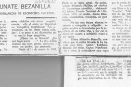 Elena Aldunate Bezanilla  [artículo] José Flores Leiva.