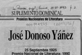 José Donoso Yáñez  [artículo].