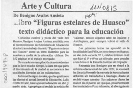 Libro "Figuras estelares de Huasco" texto didáctico para la educación  [artículo].