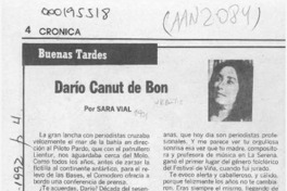 Darío Canut de Bon  [artículo] Sara Vial.