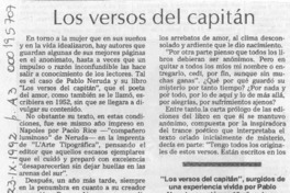 Los versos del capitán  [artículo] Lautaro Robles.