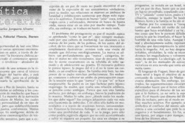 Alberto Fuguet, "Mala onda"  [artículo] Carlos Jorquera Alvarez.