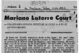 Mariano Latorre Court  [artículo].