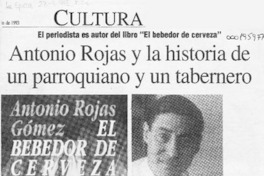 Antonio Rojas y la historia de un parroquiano y un tabernero  [artículo].